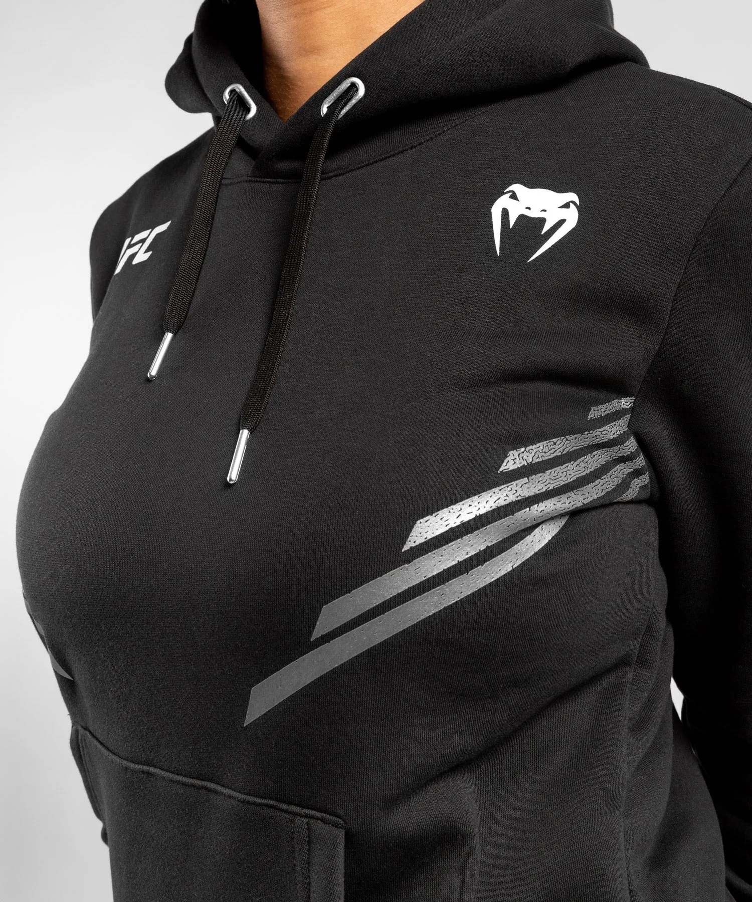 UFC Venum Replica Women's Hoodie - Black