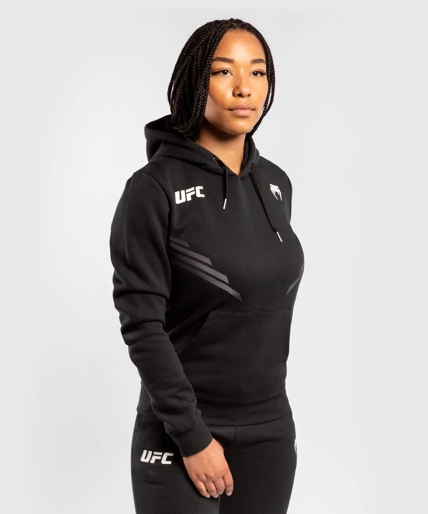 UFC Venum Replica Women's Hoodie - Black