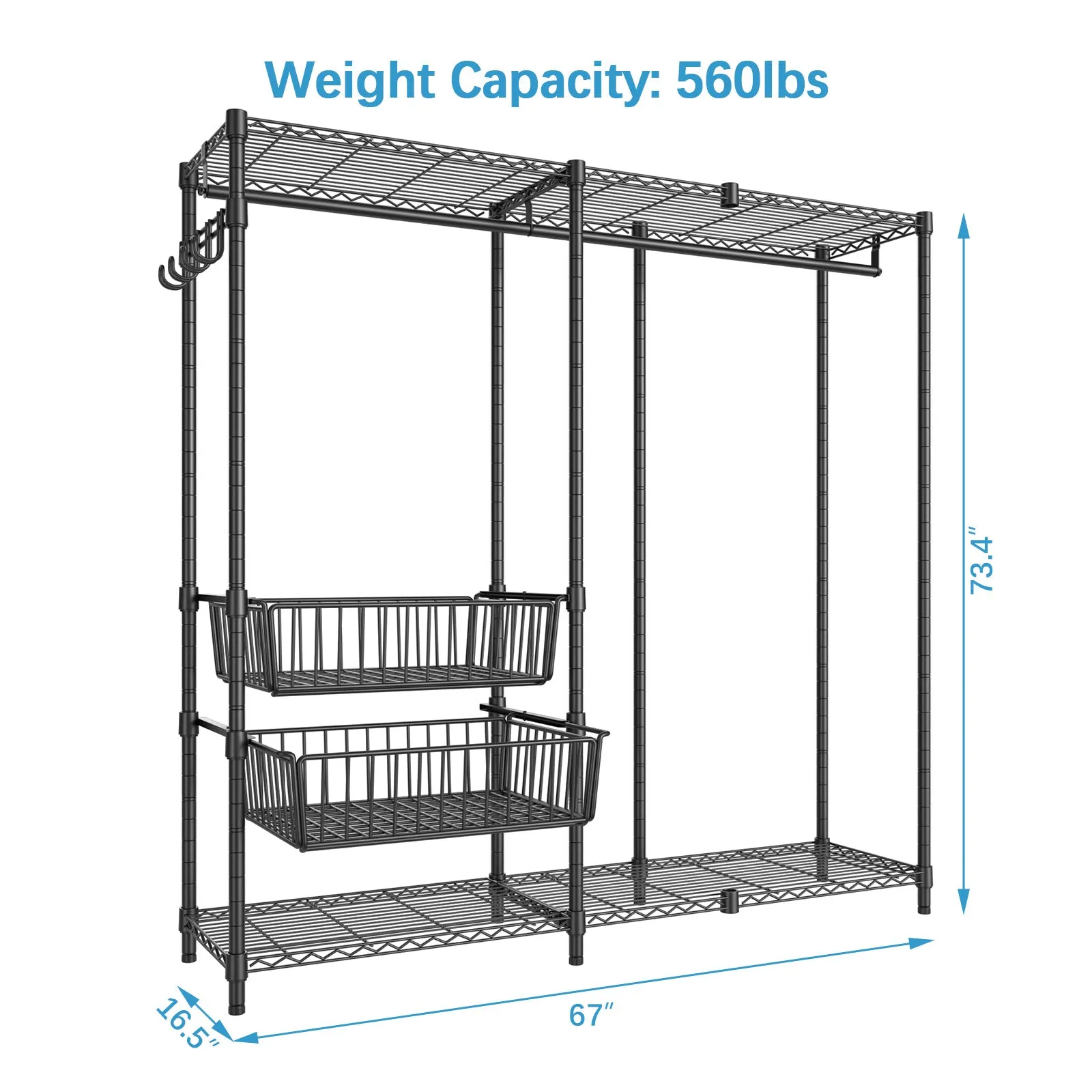 VIPEK V9 Garment Rack