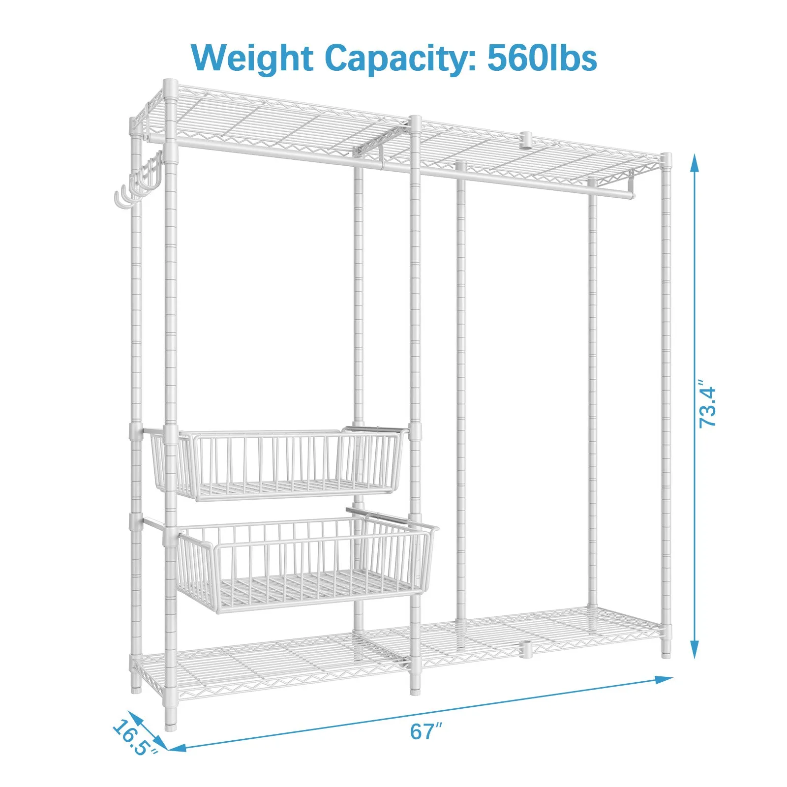 VIPEK V9 Garment Rack