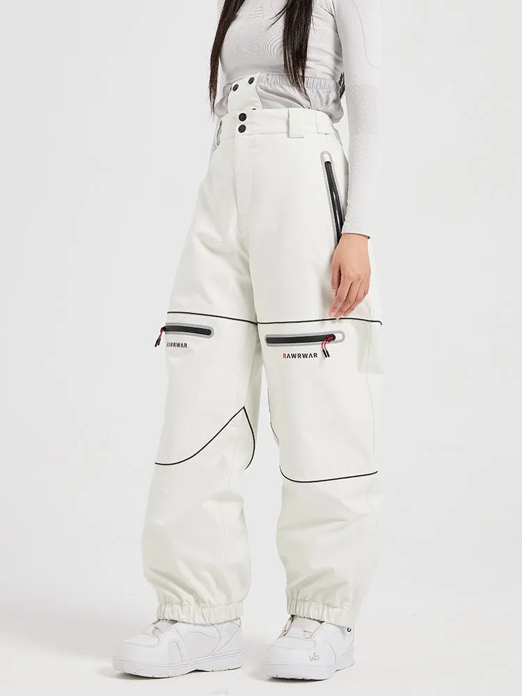 Women's RAWRWAR Flyflow Light Reflective Mountain Pro Baggy Snow Pants