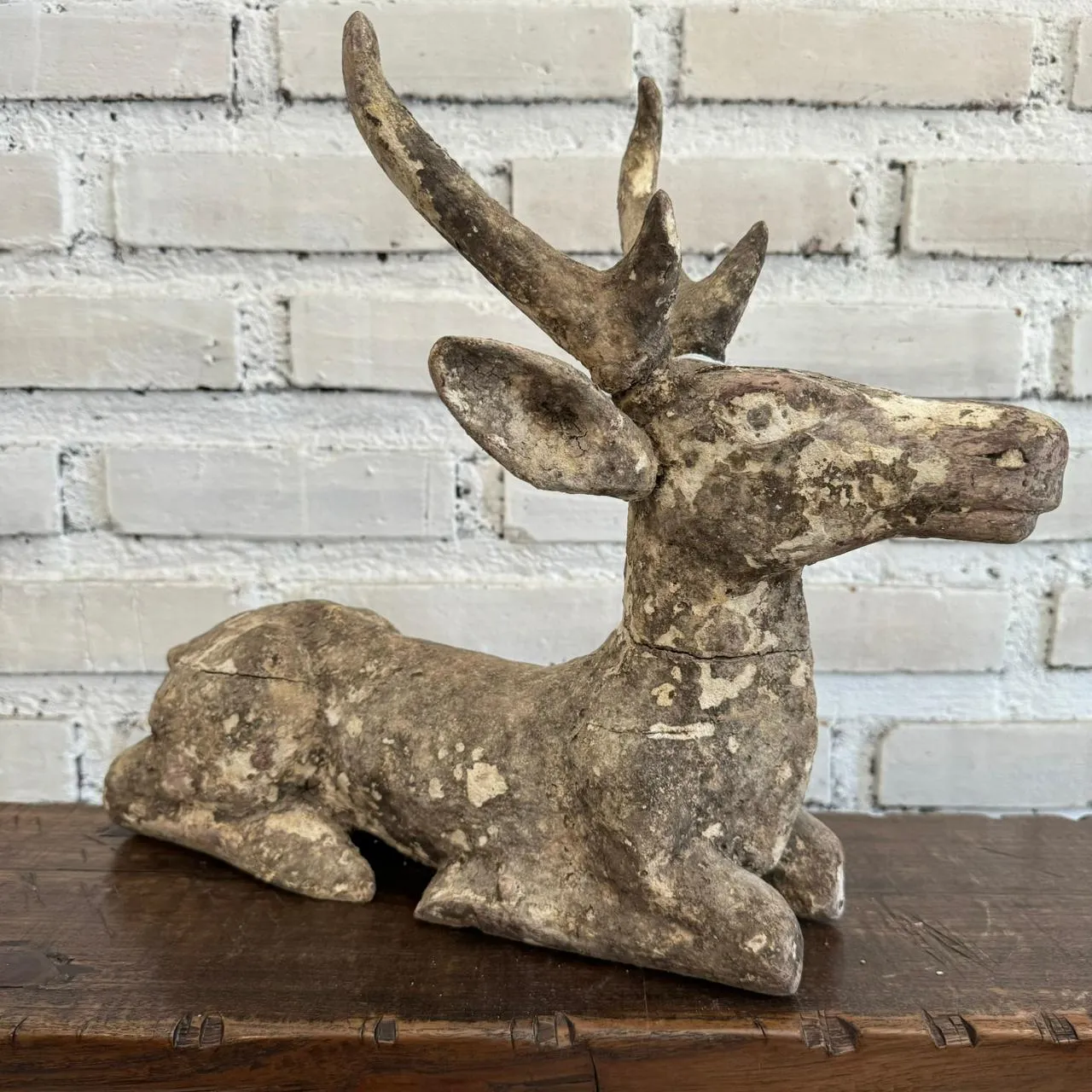 Wooden Antique Deer