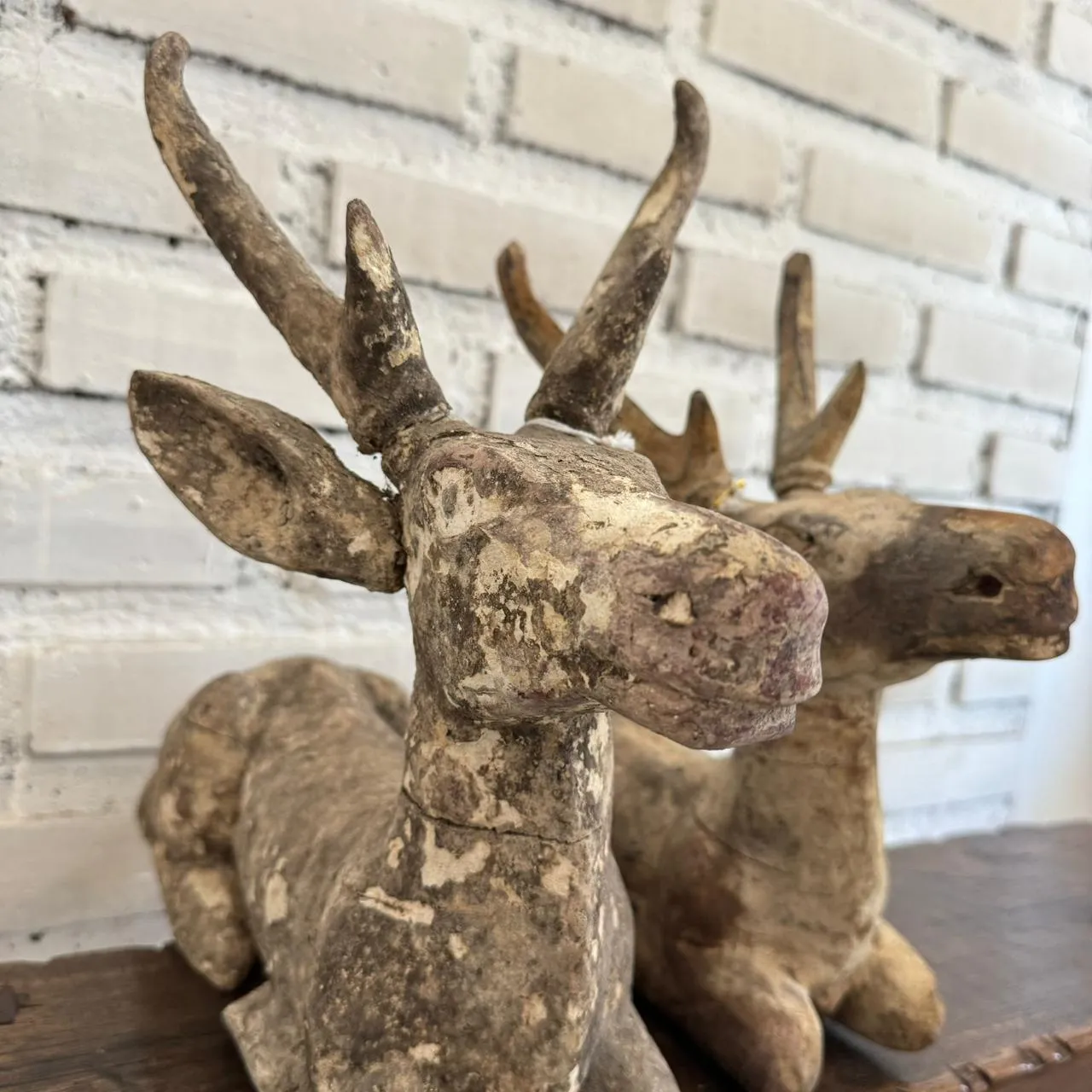 Wooden Antique Deer