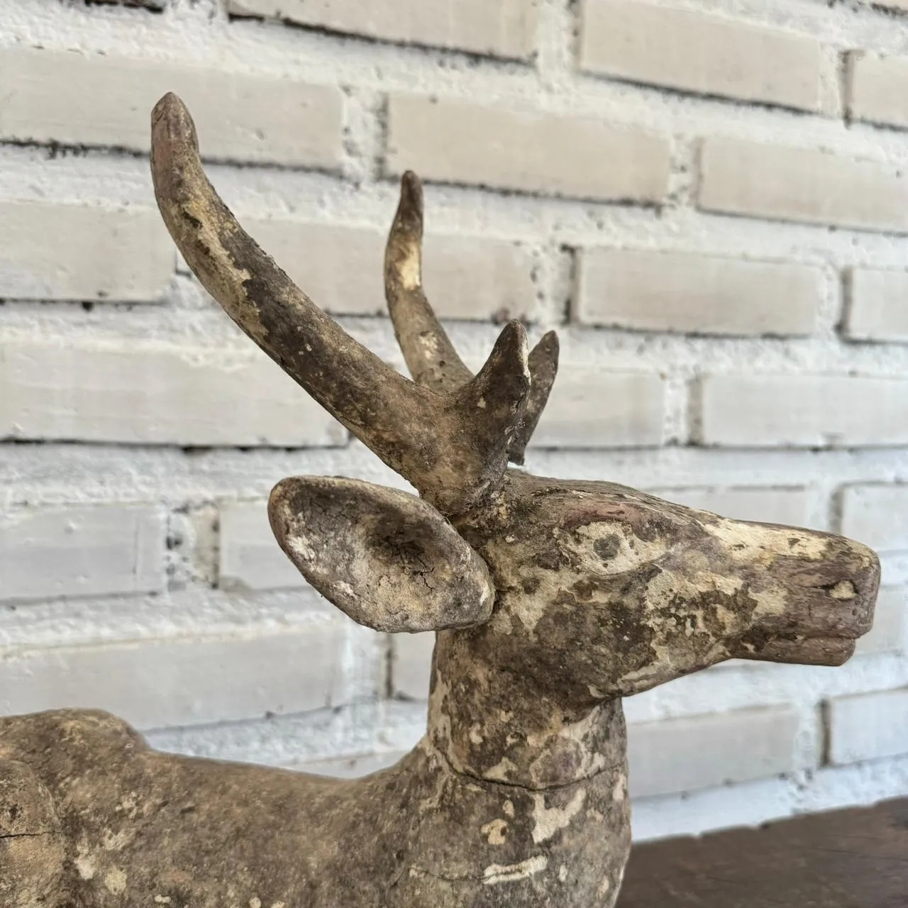 Wooden Antique Deer